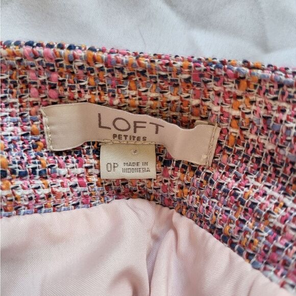 Loft Tweed Style Y2k Mini Skirt Acedemia Girly Prep Barbie Twee Size 0P - Picture 3 of 3